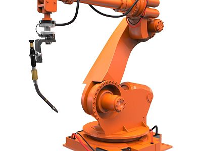 Modern manipulator equipment mechanical arm automation equipment factory workshop robot 3d model