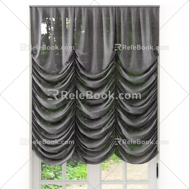 Roman Curtain 3d model