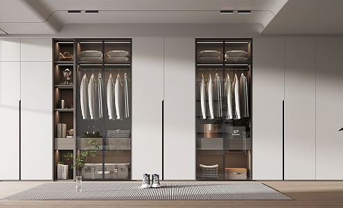 Modern wardrobe 3d model