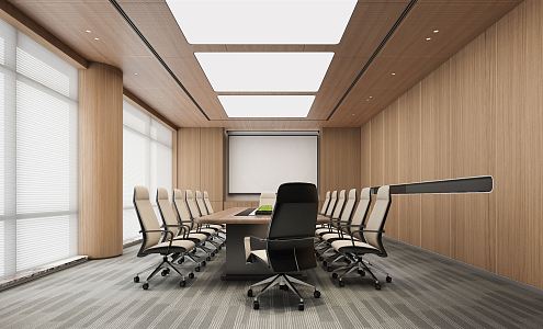 Modern Conference Room 3d model