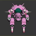 Modern Mech Warrior Mech Soldier Machine Battleguard Mechanical Battleguard 3d model