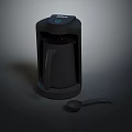 Philips Electric Coffee Maker in Black with Matching Spoon Accessory