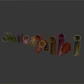 Multiple Brown Industrial Metal Pipe Equipment Components For Construction Projects
