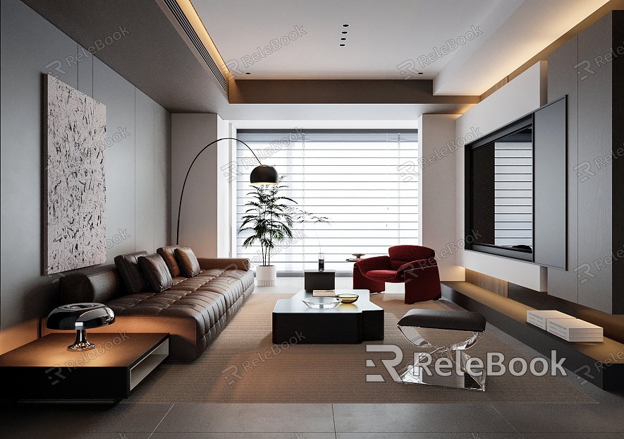 Living Room Sofa Combination Sofa Living Room Minimalist Living Room model