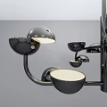Modern chandelier simple chandelier multi-head lamp 3d model
