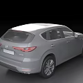 Silver Mazda SUV With Modern Sleek Design Sunroof And Stylish Exterior