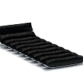 Modern Black Inflatable Lounge Chair with Comfortable Cushioned Design for Relaxation