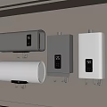 Modern Wall Mounted Electric Water Heaters in Various Styles for Home Use