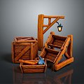 Wooden Crate Wooden Crate Old Wooden Crate Crate Broken Wooden Crate Wooden Crate Wooden Crate Wooden Crate Box 3d model