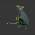 Cartoon Mouse Animated Mouse Grey Mouse Anime Mouse Cartoon Character 3d model