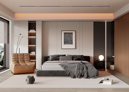 Modern Bedroom 3d model