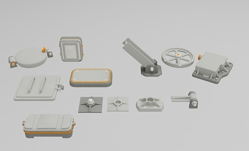 Industrial FA Accessories 685 3d model