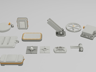 Industrial FA Accessories 685 3d model