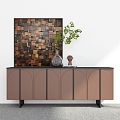 Side Cabinet Side Cabinet Decoration Sideboard Plant Cabinet Decorative Cabinet Side Cabinet 3d model