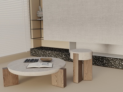 Modern coffee table model