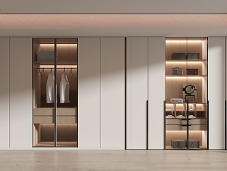 Modern wardrobe 3d model