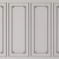 Various Decorative Gypsum Cornice Designs For Home Interior Wall Decor 3d model
