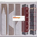 Modern Column Decorative Column Modeling Column Wrappage Column 3d model