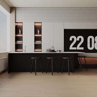 Modern table combination 3d model