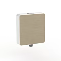 Modern Bathroom Accessory With Brushed Metal Finish And Wall Mount Design