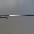 Hook sword curved sword sickle sword long sword long sickle cold weapon low face number low model simple model game sub-era film and television level super realistic 3d model