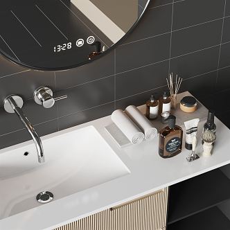 Modern toiletries 3d model