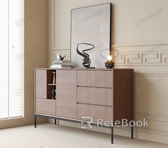 Modern Sideboard Entrance Counter Lamp model