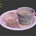 Da Yuan Flower Ice Dessert With Tapioca Pearls Beans And Fruit Cubes