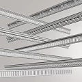 Various Ornate Crown Molding Designs for Interior Wall and Ceiling Decoration