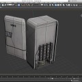 Refrigerator Small Refrigerator Freezer Old Refrigerator Household Refrigerator Old Refrigerator Broken Refrigerator Low Face Number Low Model Simple Model Game Video Level Super Realistic 3d model