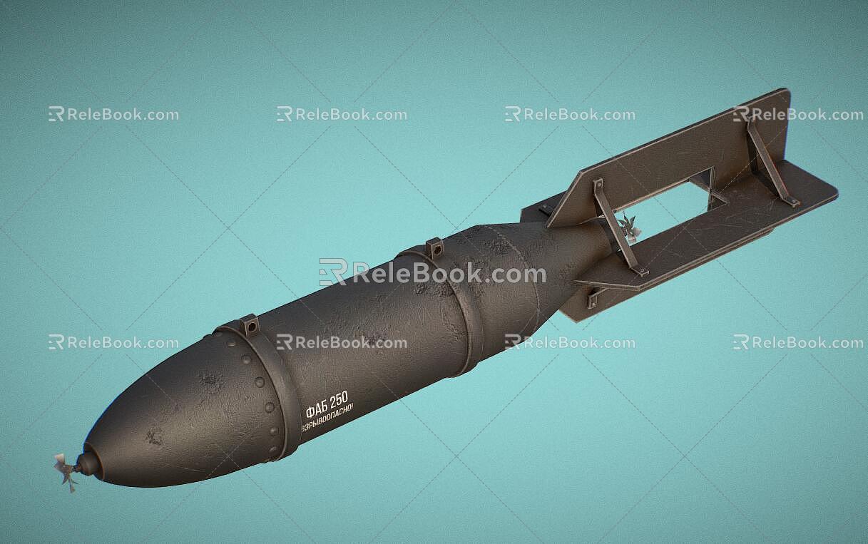 Weapons, bombs, missiles, atomic bombs, hydrogen bombs model