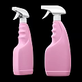 Bathroom Spray Bottles with Pink Ergonomic Design Two Pieces Cleaning Accessories