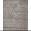 Soft Neutral Square Rug With Woven Striped Texture For Living Room Decor
