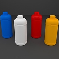 Medical Bottle Liquid Bottle Industrial Chemical Plastic Bottle 3d model