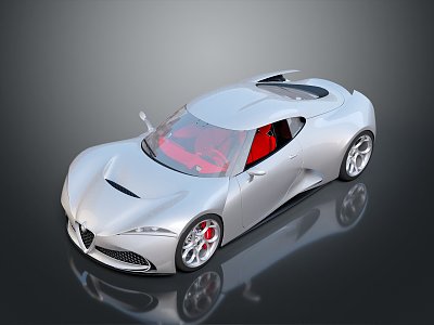 Modern sports car high-grade sports car 3d model