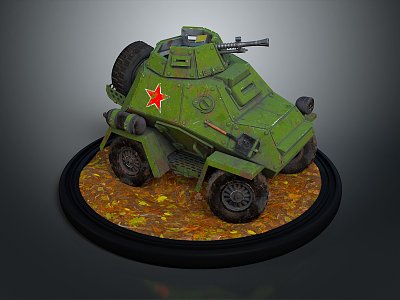 Modern Light Tank Light Armored Tank 3d model