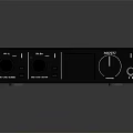 Blue Yeti Solo Audio Interface With Black Design Knobs Ports And Color Level Indicators