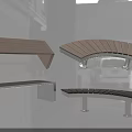 Modern Outdoor Chairs With Wooden Slats And Metal Frames In Straight Curved Designs