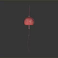 Colorful Decorative Wind Chimes With Bamboo Cherry Blossom And Geometric Pattern Tags