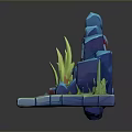 Ancient Gate Stone Gate European Gate Large Wooden Door Classical Gate Antique Gate Game Gate 3d model