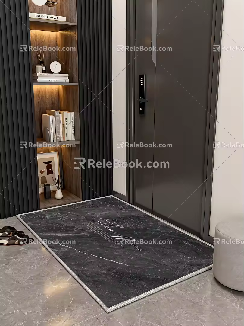 Home floor mat 3d model