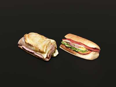 American Sandwich 3d model