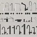 Various Modern Faucet Designs With Different Shapes And Styles For Home Decoration