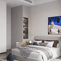 Cozy Kids Room Interior With Comfortable Bed Decorative Artwork Soft Rug And Toy