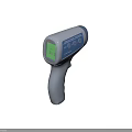 Handheld Non Contact Infrared Thermometer With Digital Display And Buttons