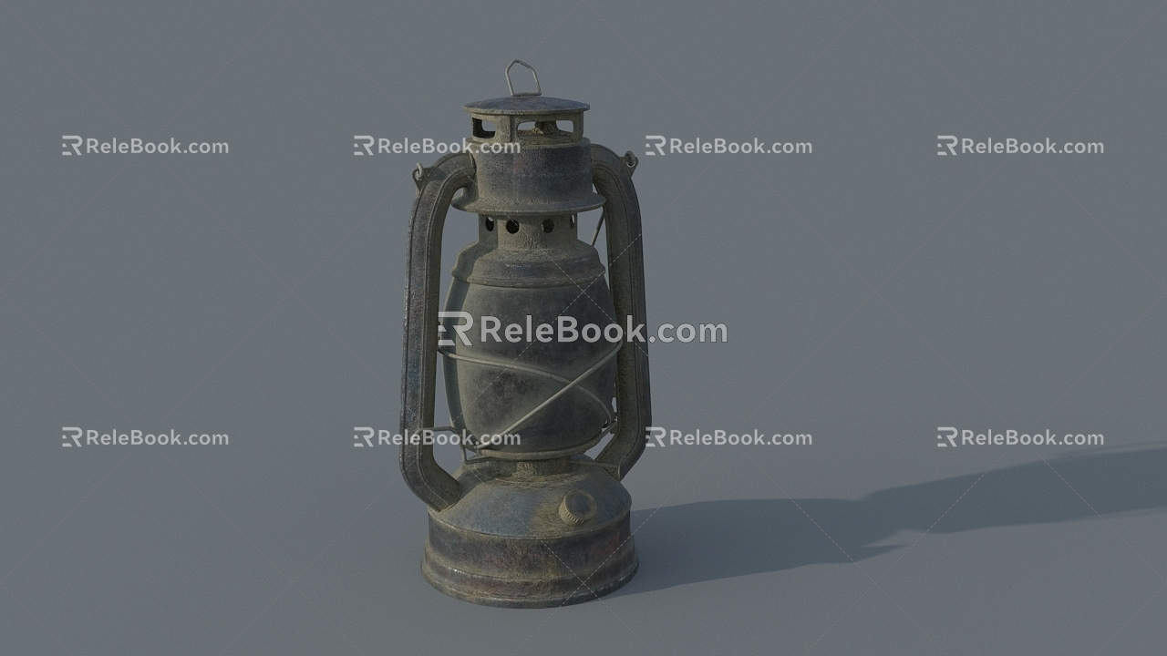 Horse lantern 3d model