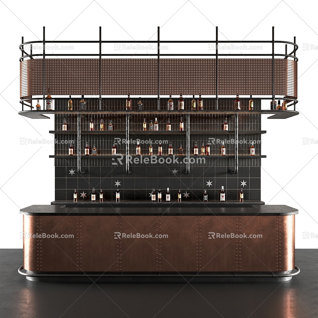 Modern Bar 3d model