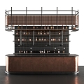 Modern Bar 3d model