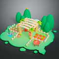 Game Environment Game Scene Fairy Tale Scene Fairy Tale Magic Scene Magic Item Fantasy Scene 3d model