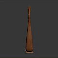 Wooden Harp And Small Plectrum As Daily Living Household Items